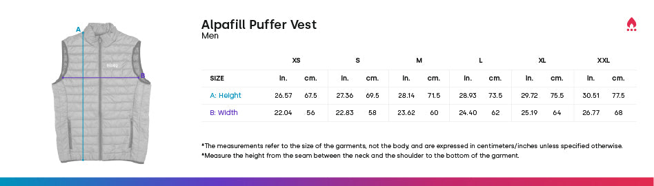 Men's Alpafill Puffer Alpaca Vest Purely Alpaca