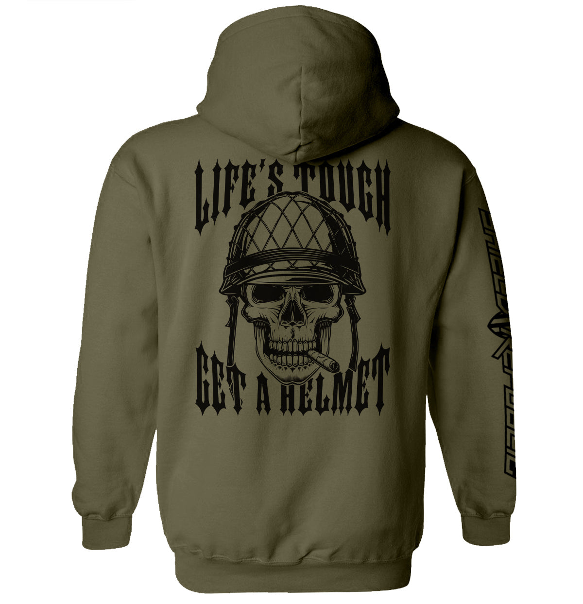 Life's Tough Get A Helmet Shield Republic