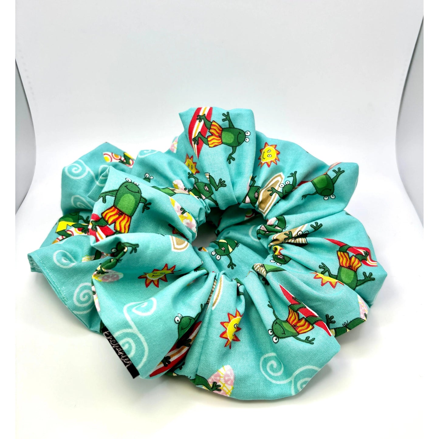 Surfing Frog Summer Scrunchie Enchanted Scrunch