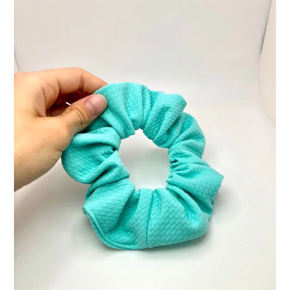 Mini Aqua Summer Bullet Scrunchie Enchanted Scrunch