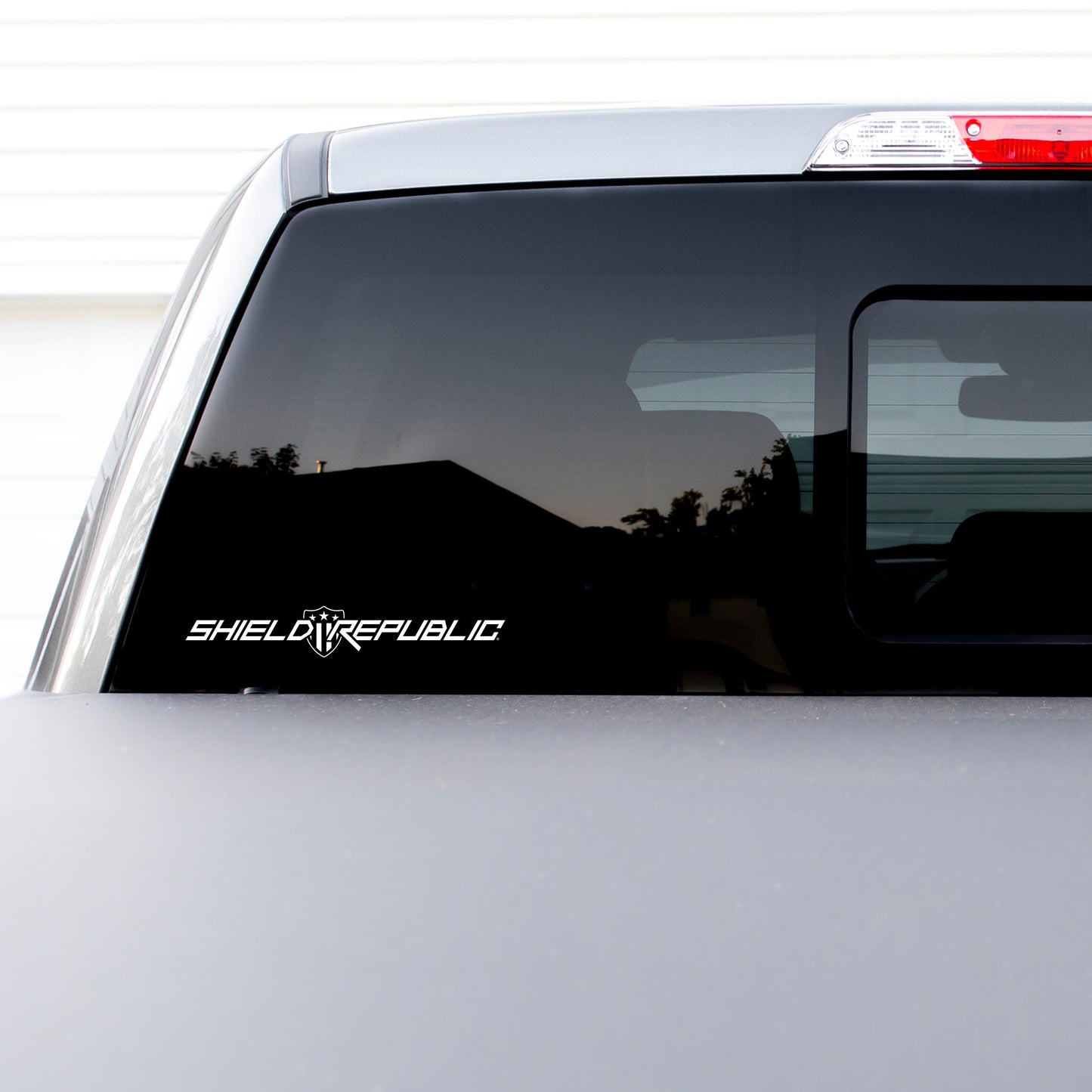Bar Logo Vinyl Decal Shield Republic