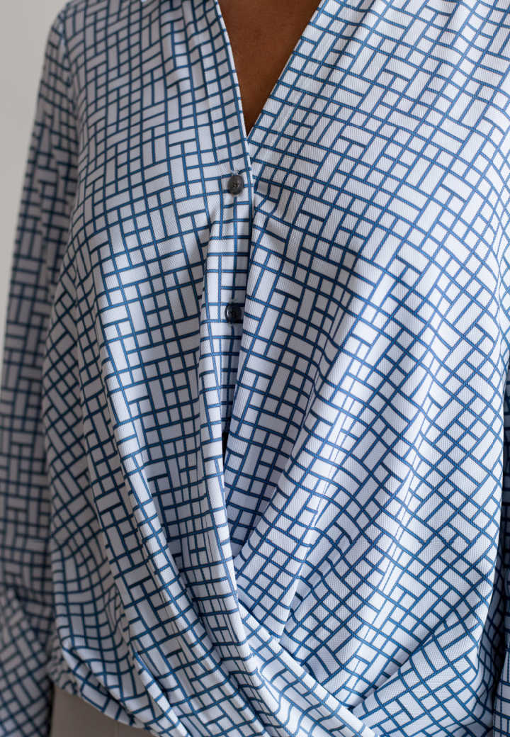 Barcelona Shirt - White & Blue Buki