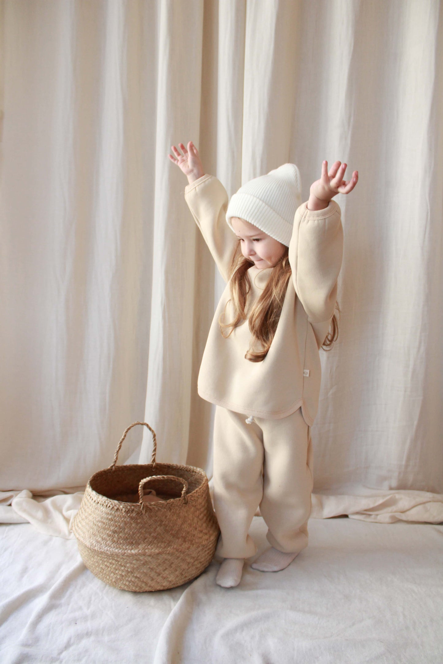 Noa 2 Piece Beige Set Honey and Hive