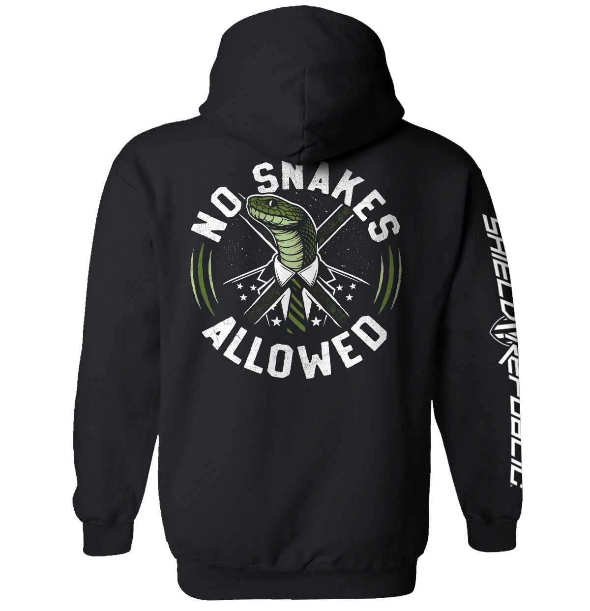 No Snakes Allowed Shield Republic