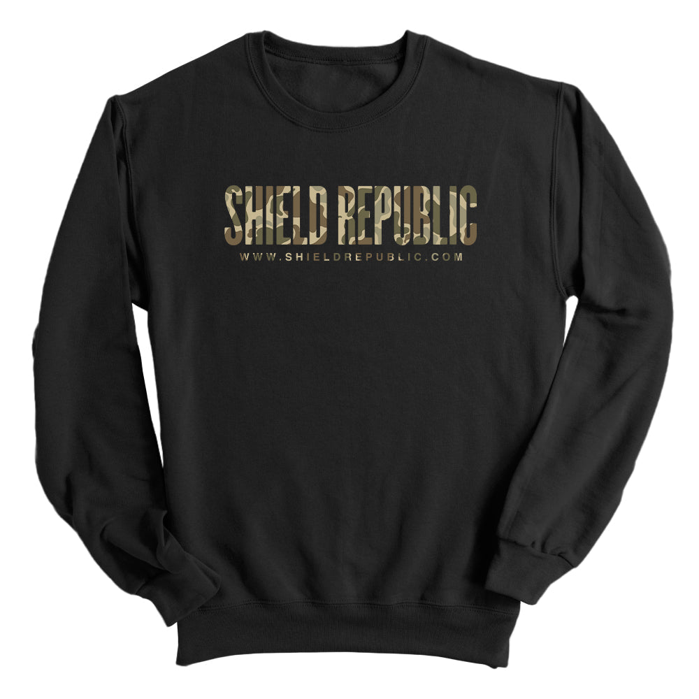 Shield Republic Duck Camo Banner Text (Front) Shield Republic