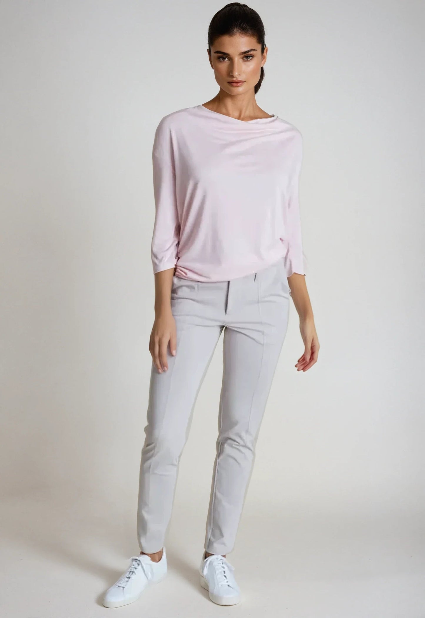 Bon Voyage Travel Tee - Blush Pink Buki