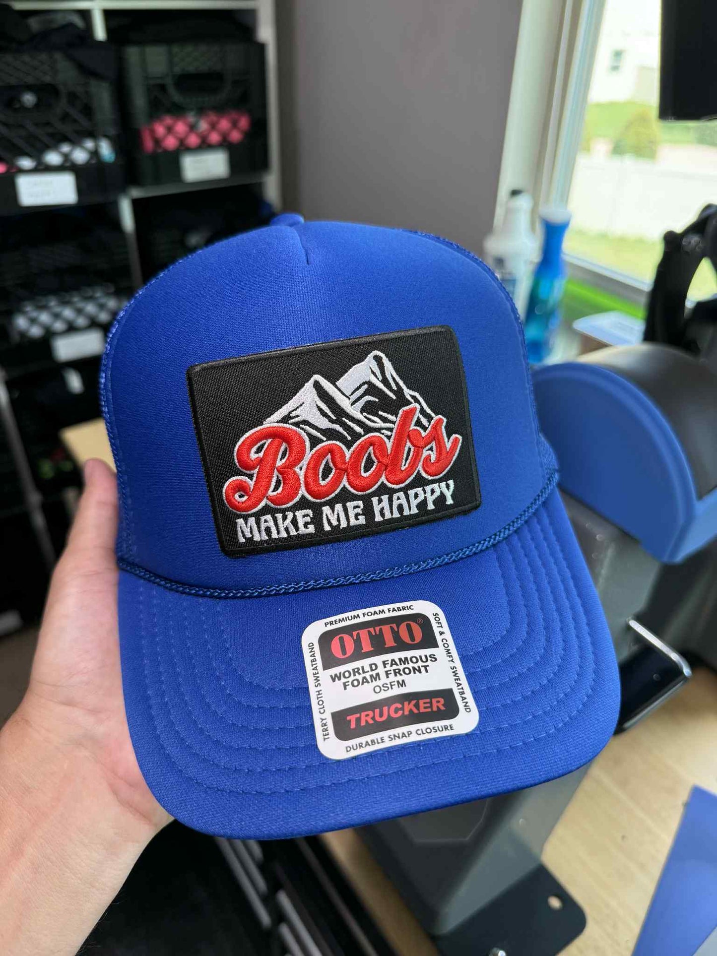 Make Me Happy Patch Hat Luckless Outfitters