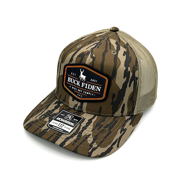 Buck Fiden Woven Patch Hat Shield Republic