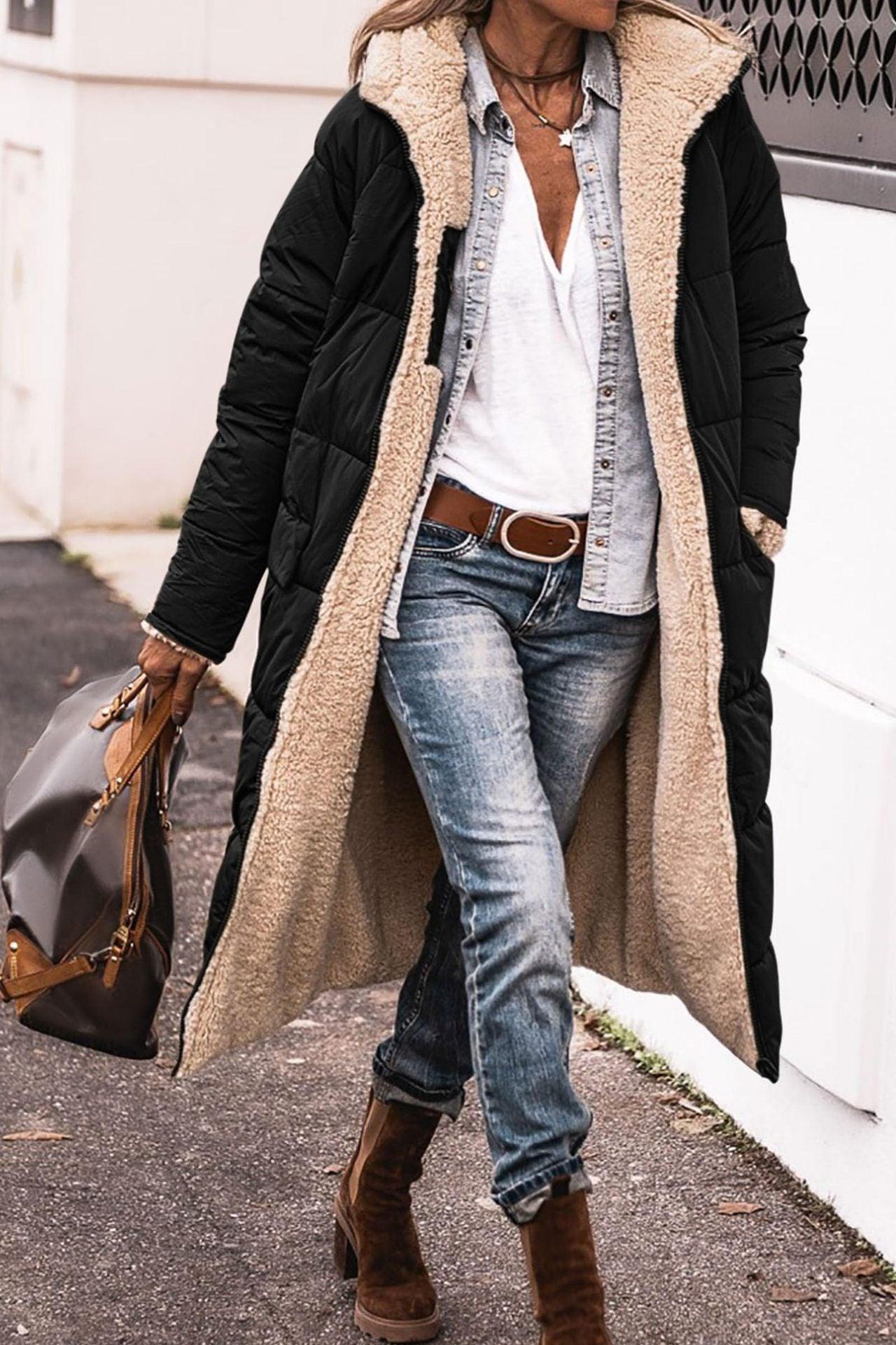 Rancher Fleece-Lined Hooded Jacket – Cozy, Stylish Cowgirl Outerwear for Every Occasion Country in My Heart