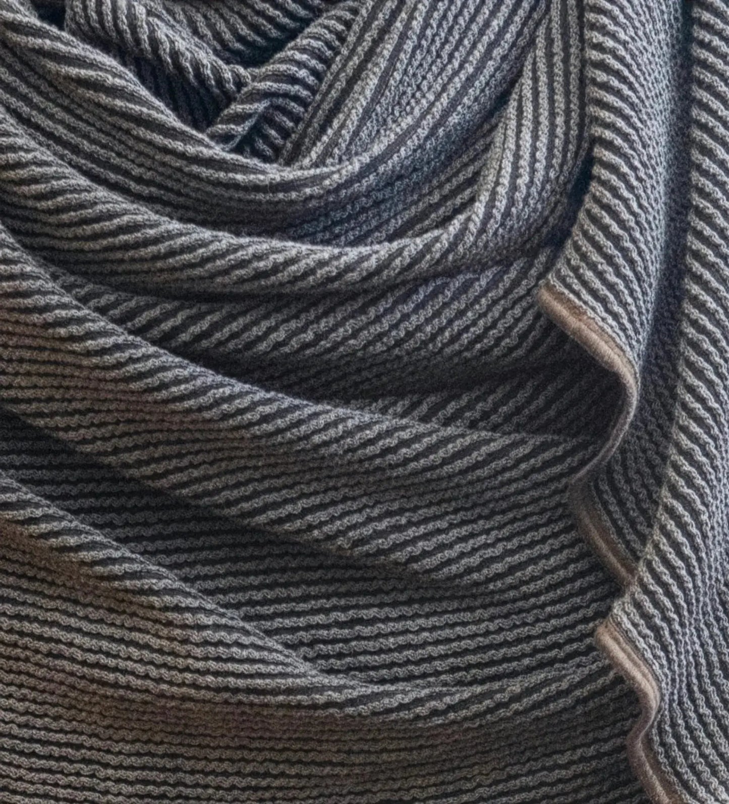 Charcoal DNA Scarf Late Sunday Afternoon