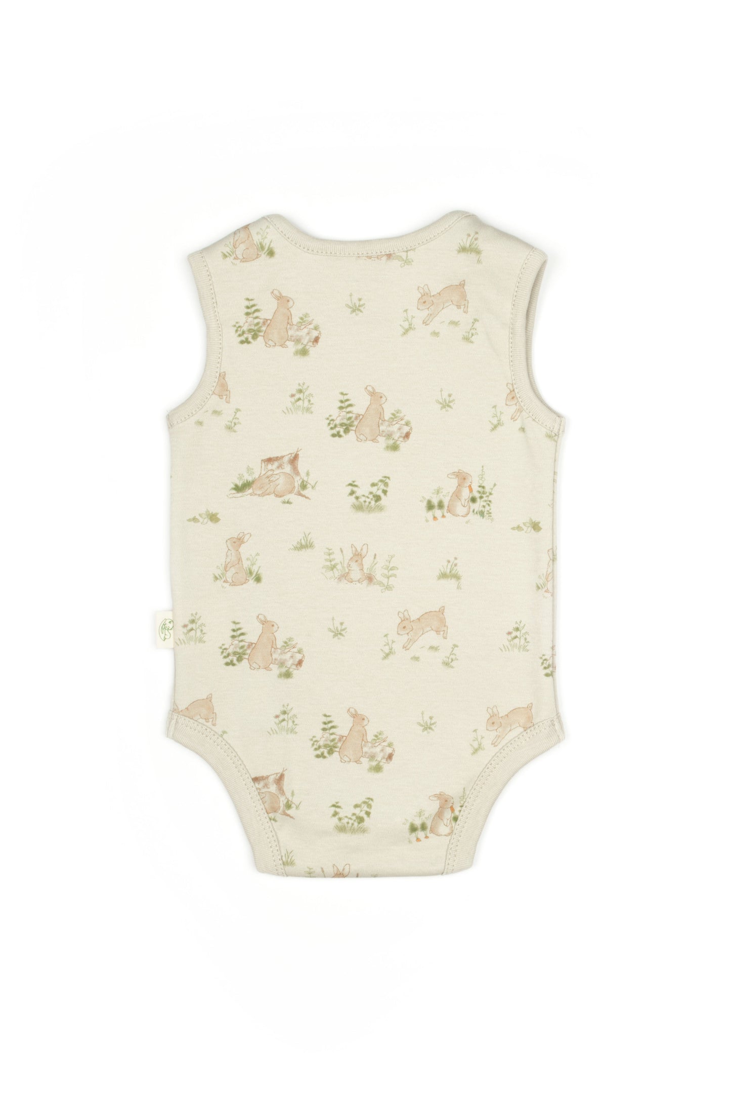 Bunny Sleeveless Organic Bodysuit Honey and Hive
