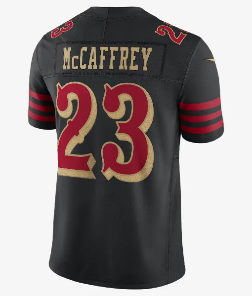 Christian McCaffrey San Francisco 49ers Rivalries Jersey WorthVee