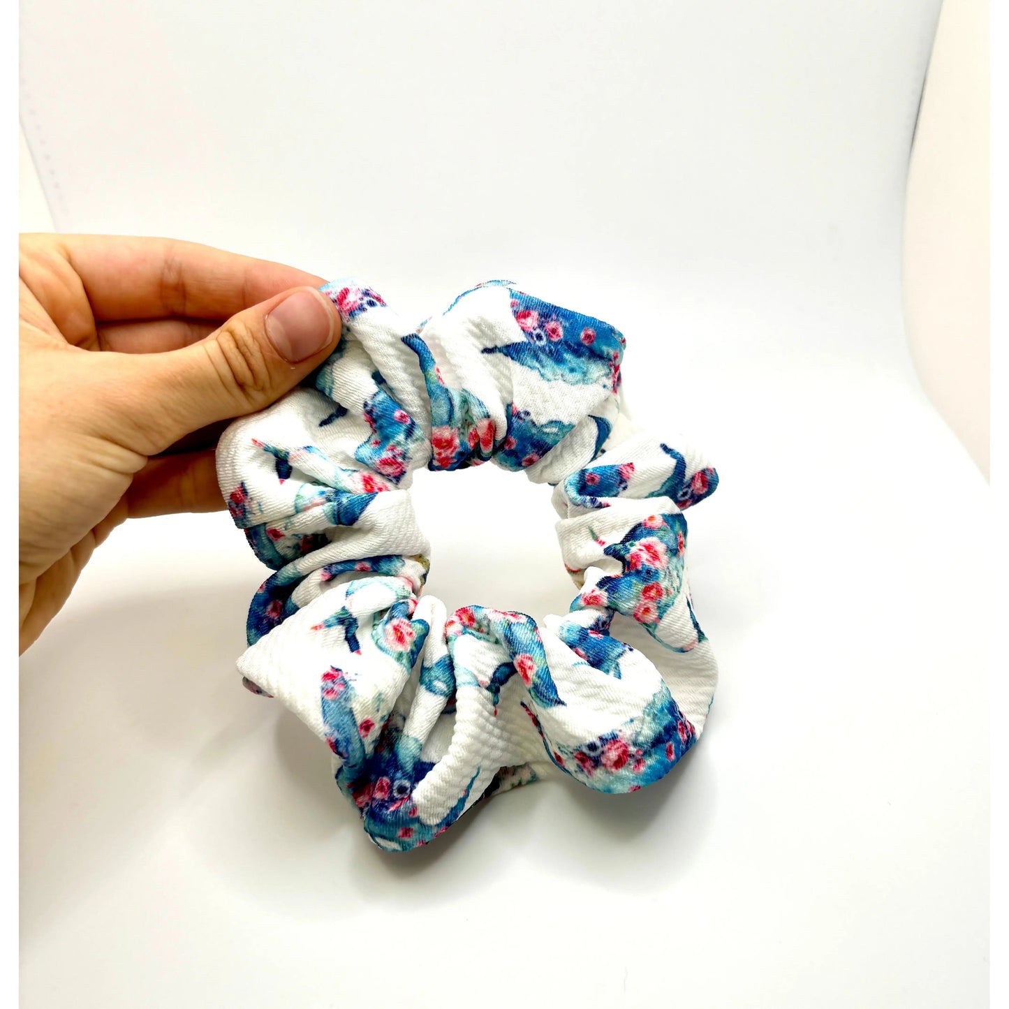 Mini Whale Summer Bullet Scrunchie Enchanted Scrunch