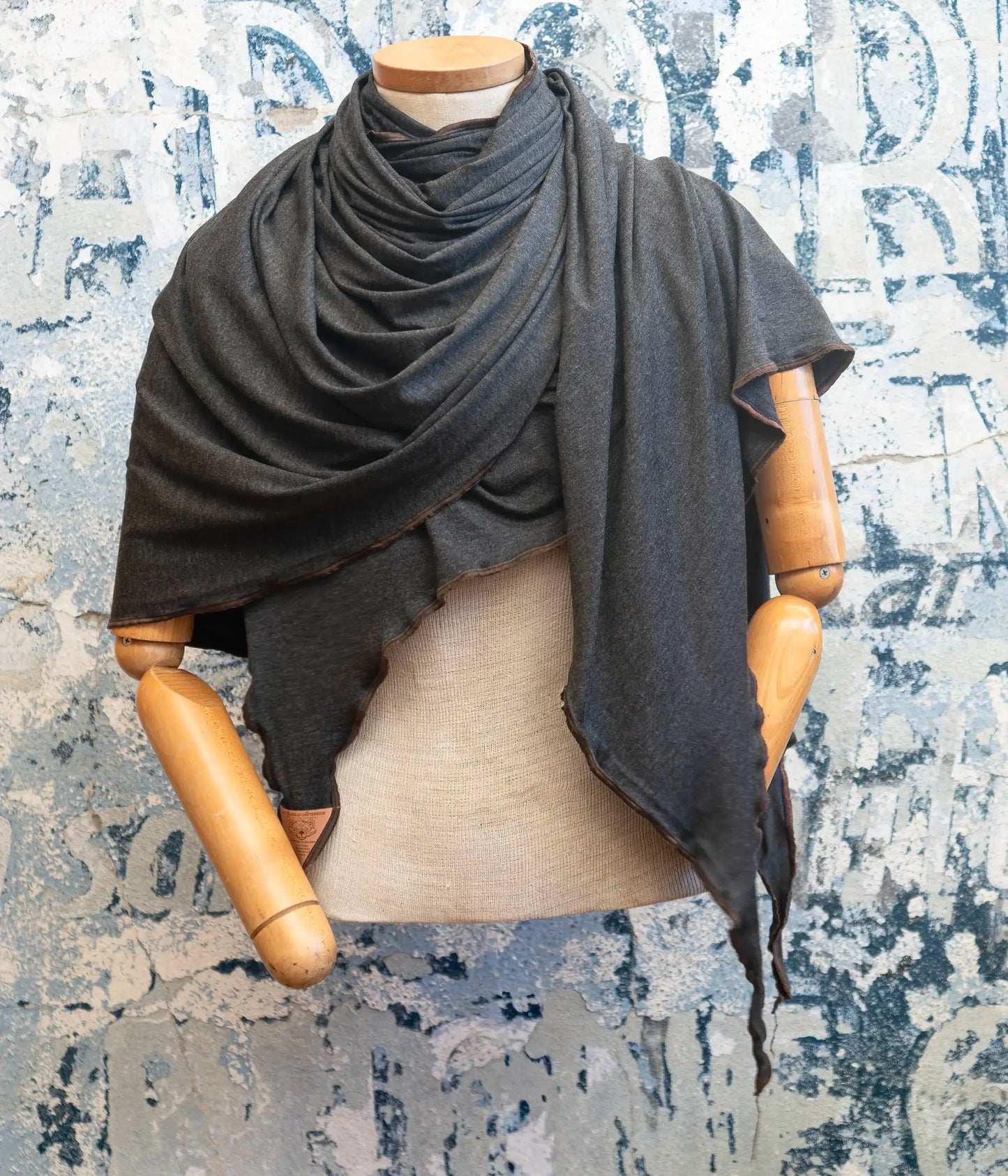 Smokey Grey Snuggle Scarf Late Sunday Afternoon