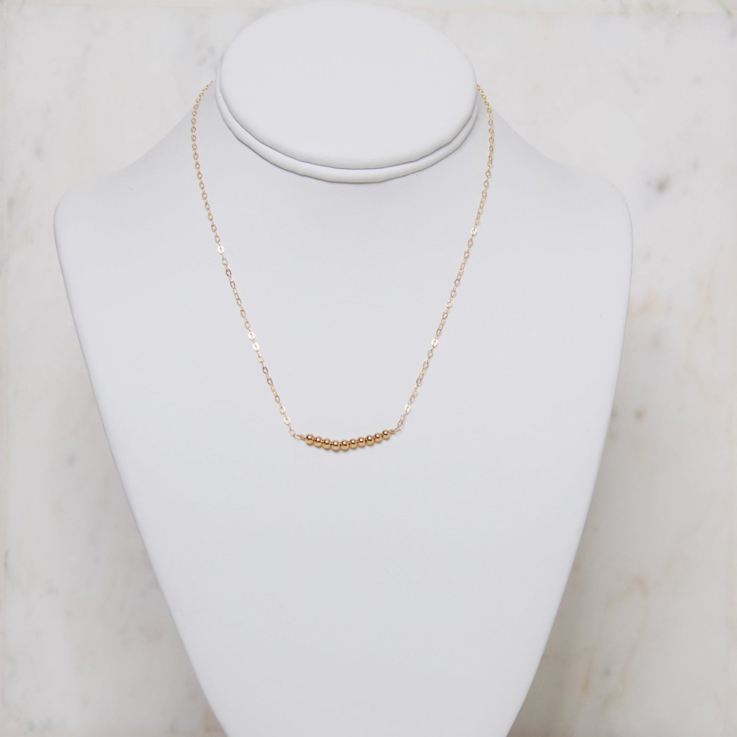 Golden Bar Necklace Emily Anne Designs LLC