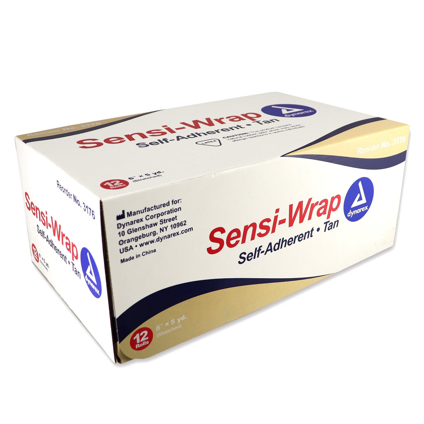 Dynarex Sensi-Wrap Bandage Rolls - 6" x 5 yd - 12 per box quakekits.com