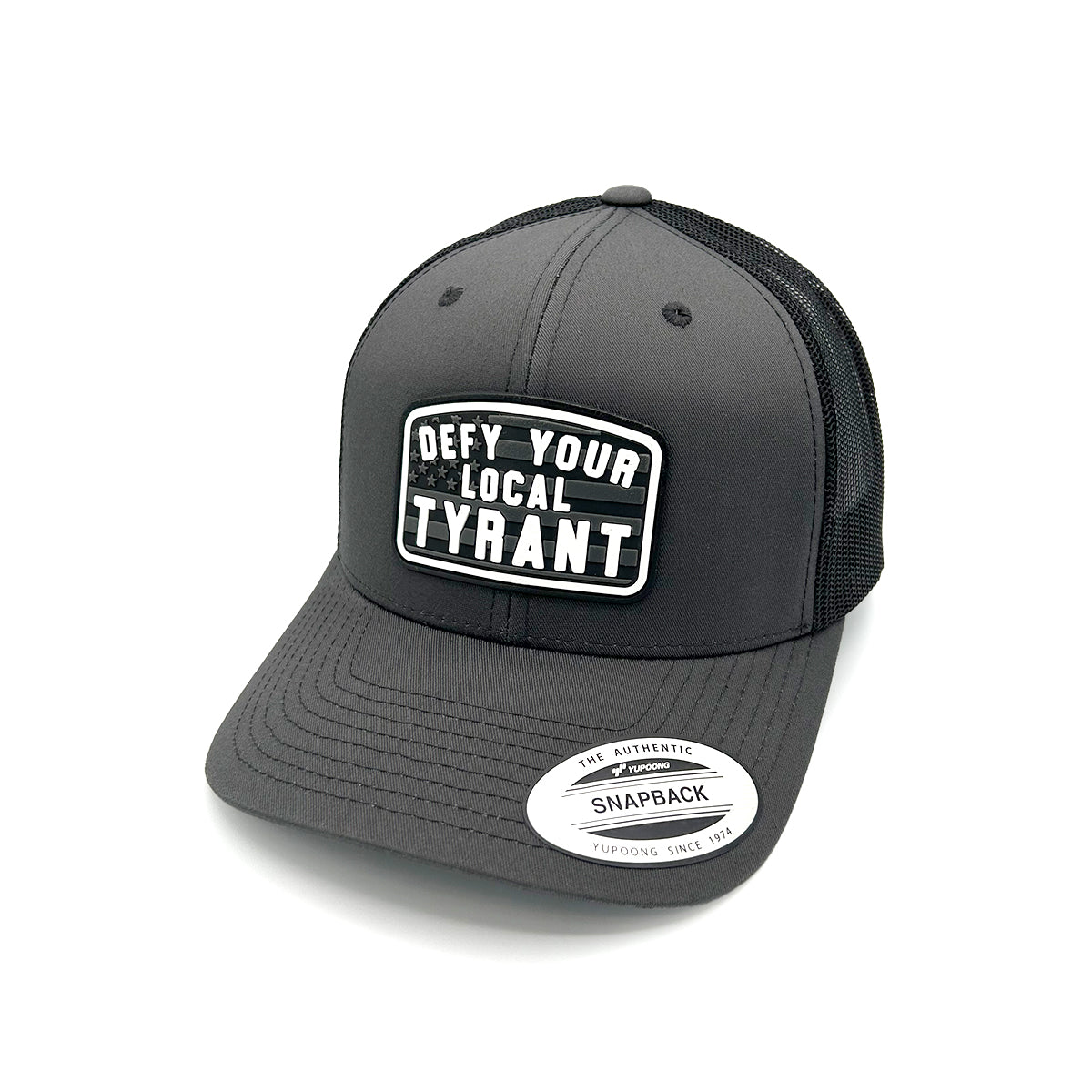 Defy Your Local Tyrant Hat PVC Patch Shield Republic