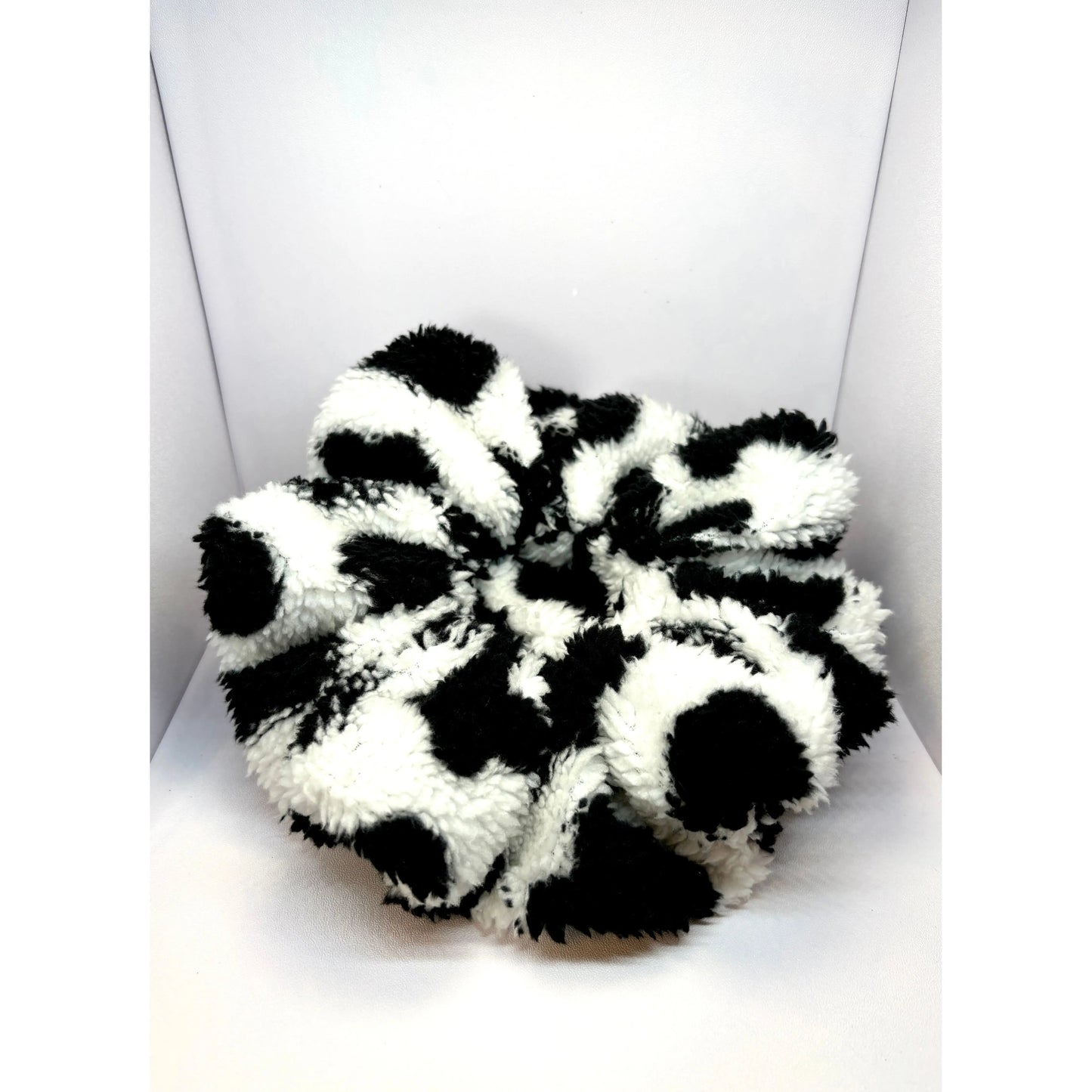 Fluffy Cow Print Scrunchie Enchanted Scrunch