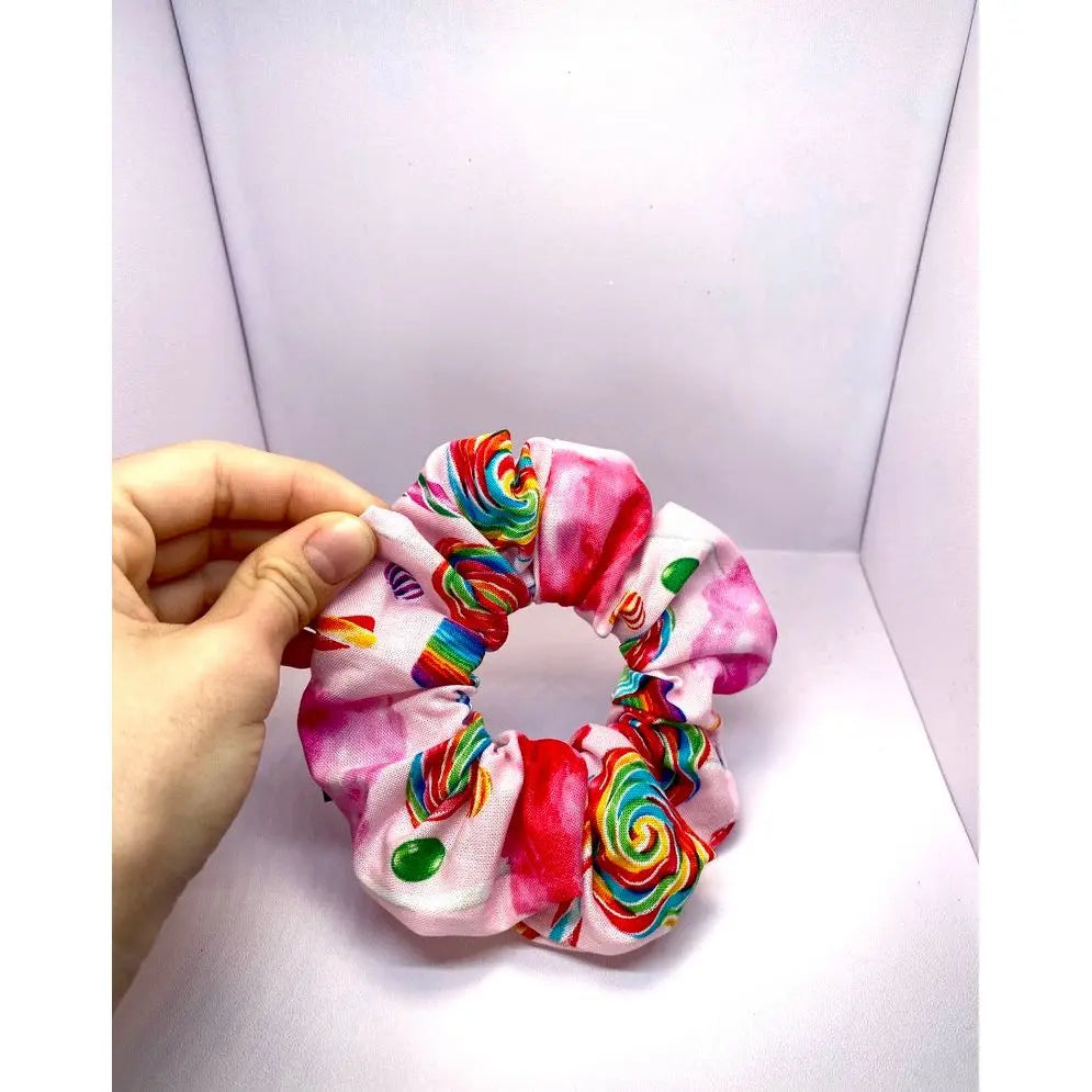 Mini Pink Candy Scrunchie Enchanted Scrunch