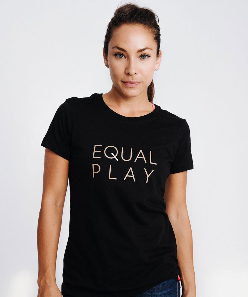 Equal Play Women's Soccer T Shirt Goal Five