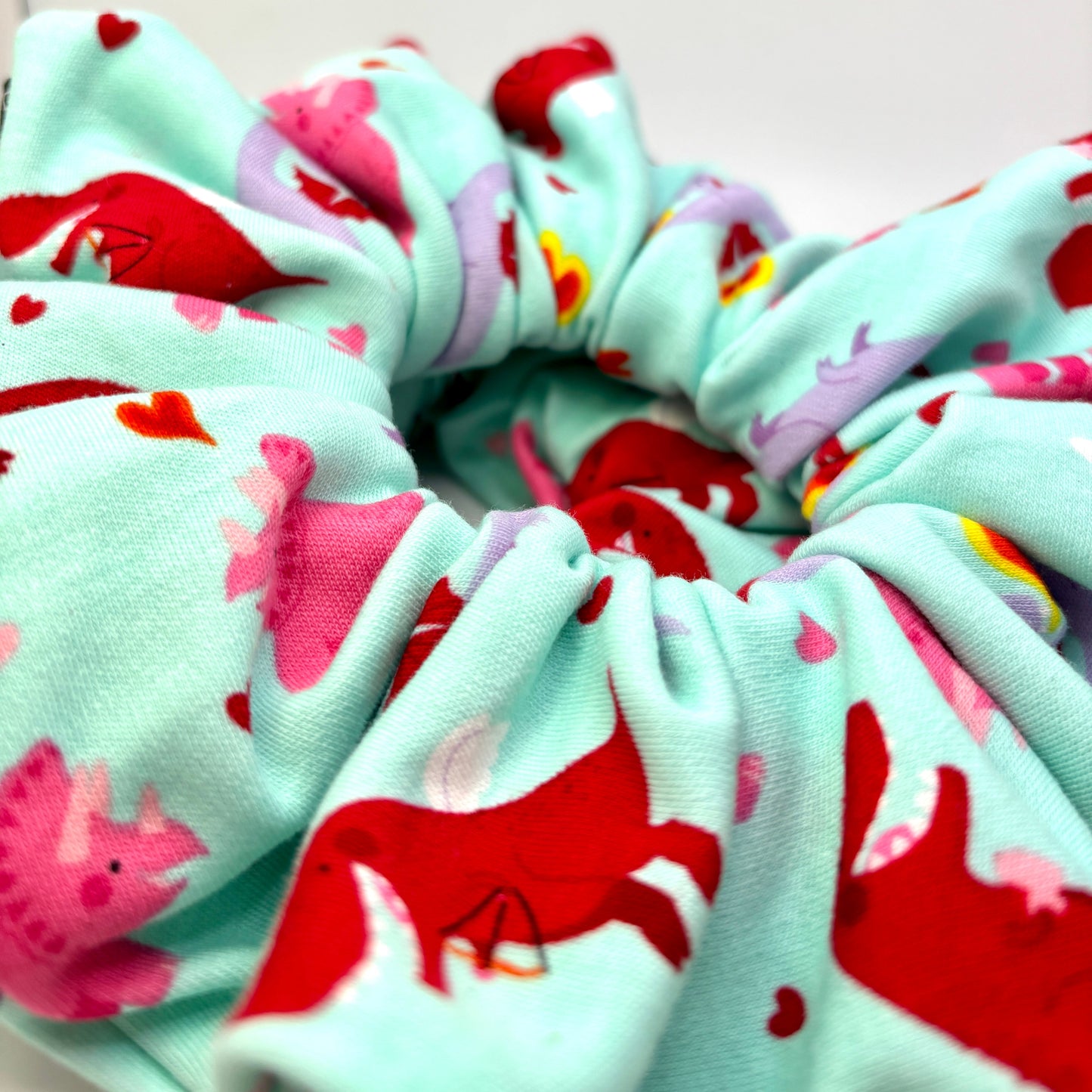 Valentine's Day Dinos Scrunchie Enchanted Scrunch