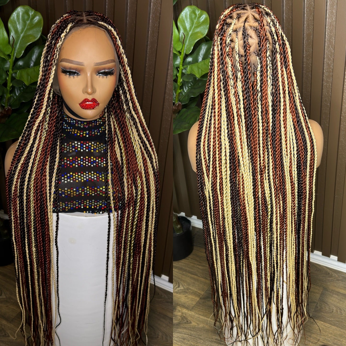 Knotless braided wig mix HOL stores