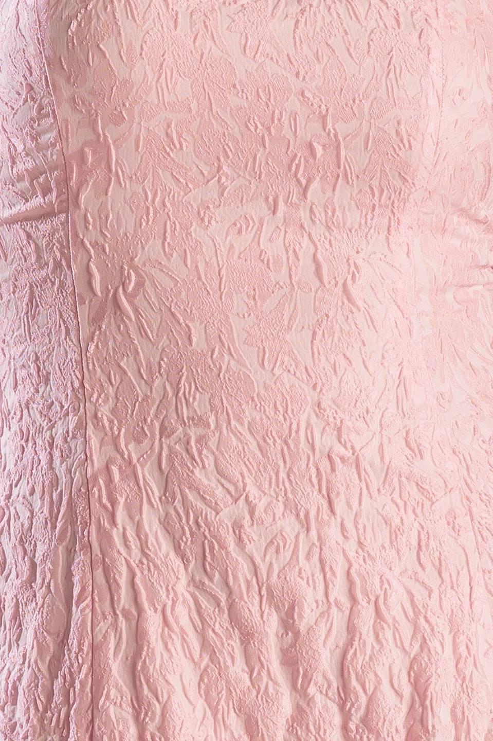ROLL WITH IT PINK WOVEN MIDI DRESS Flying Tomato