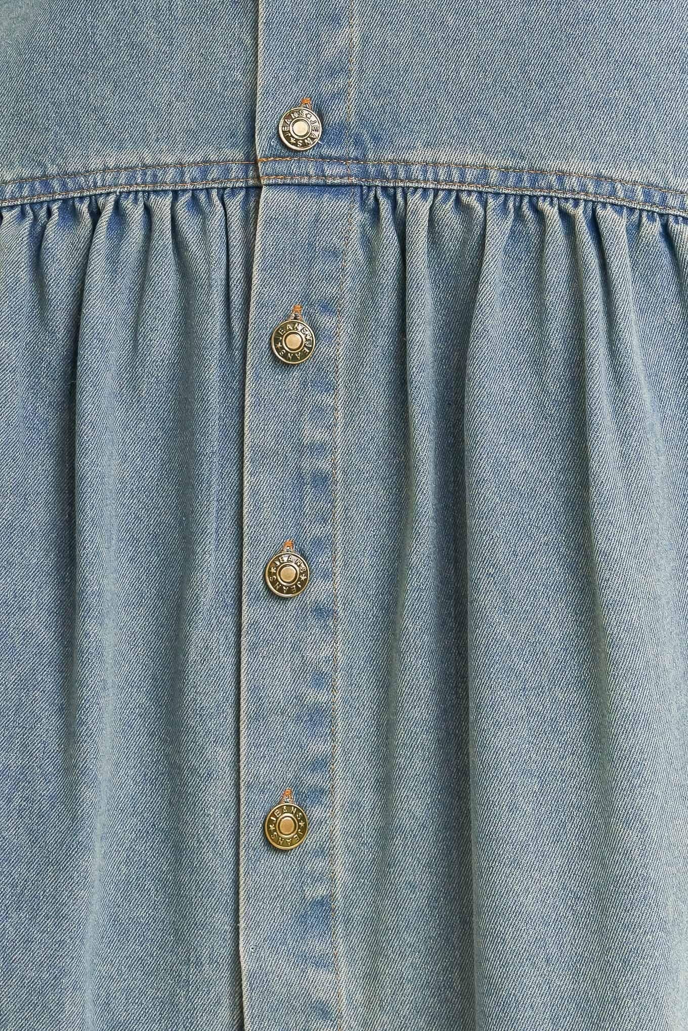 INTRICATE CHARM DENIM MIDI SKIRT Flying Tomato