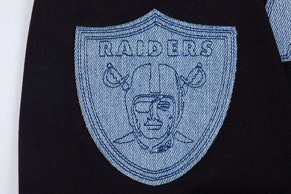 Pro Standard Las Vegas Raiders Varsity Blues Tee - Black Denim Exchange