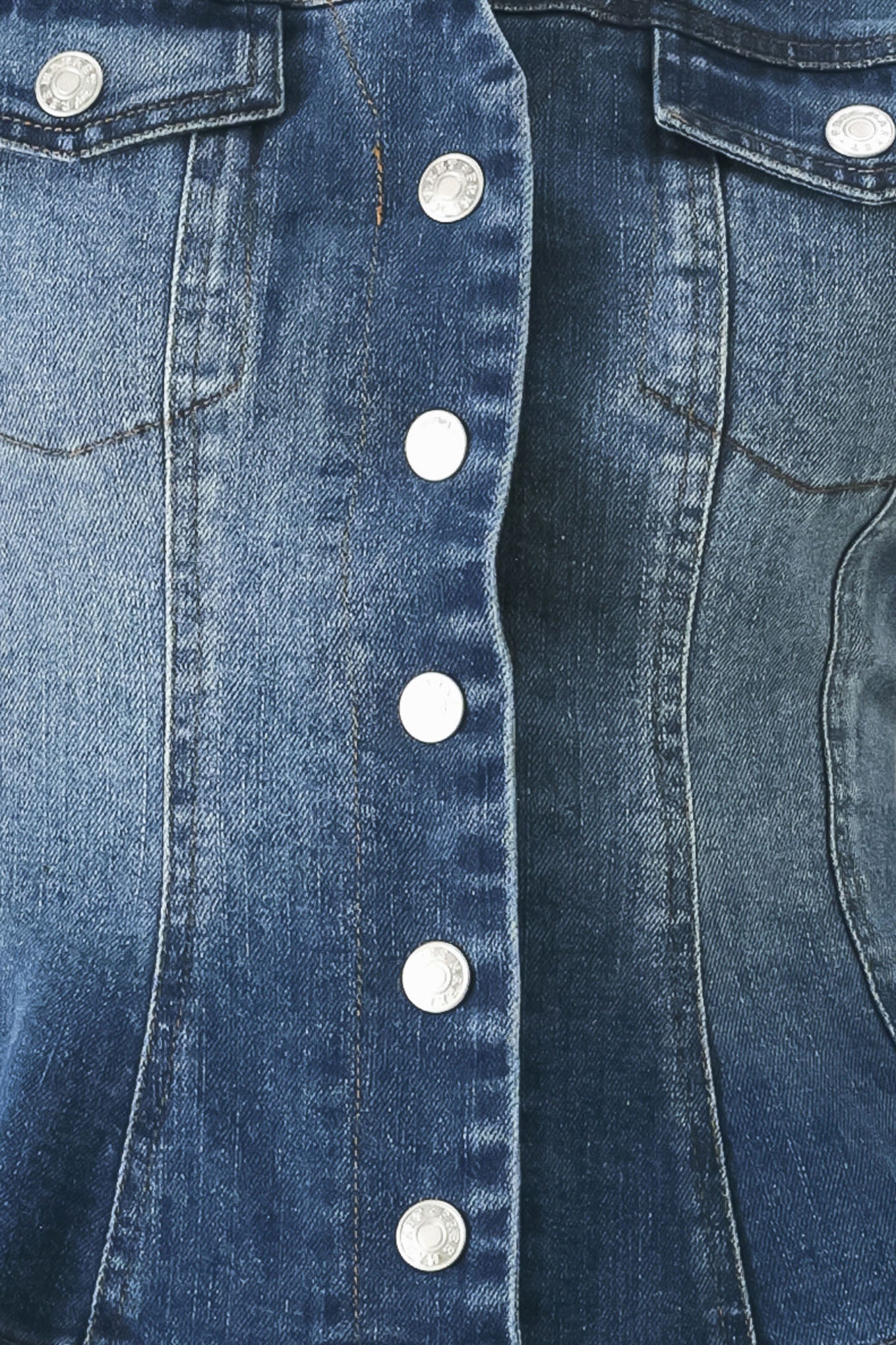 LOVELY COLLAR DENIM TOP Flying Tomato