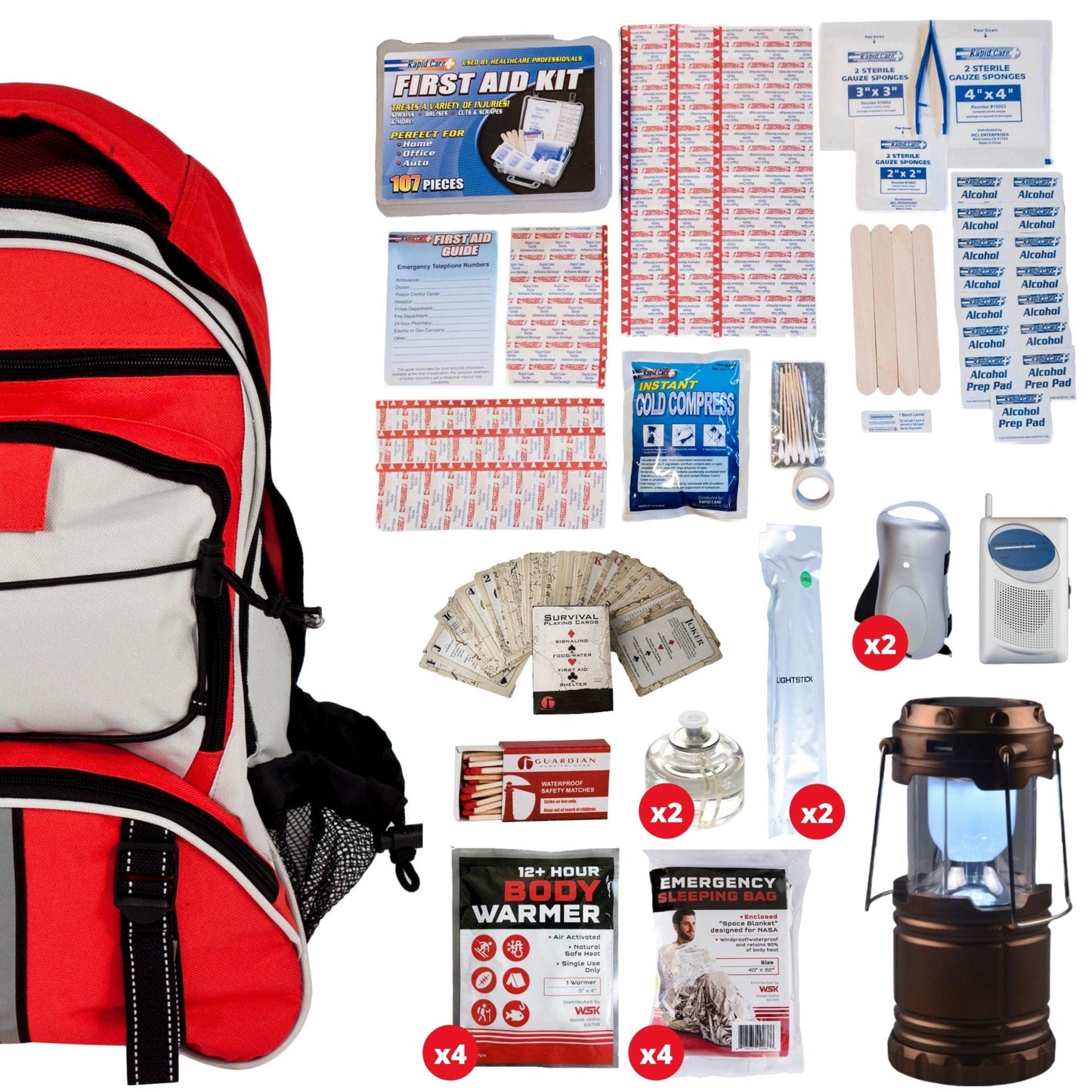 Family Blackout Kit | Emergency Light, Warmth & First Aid quakekits.com
