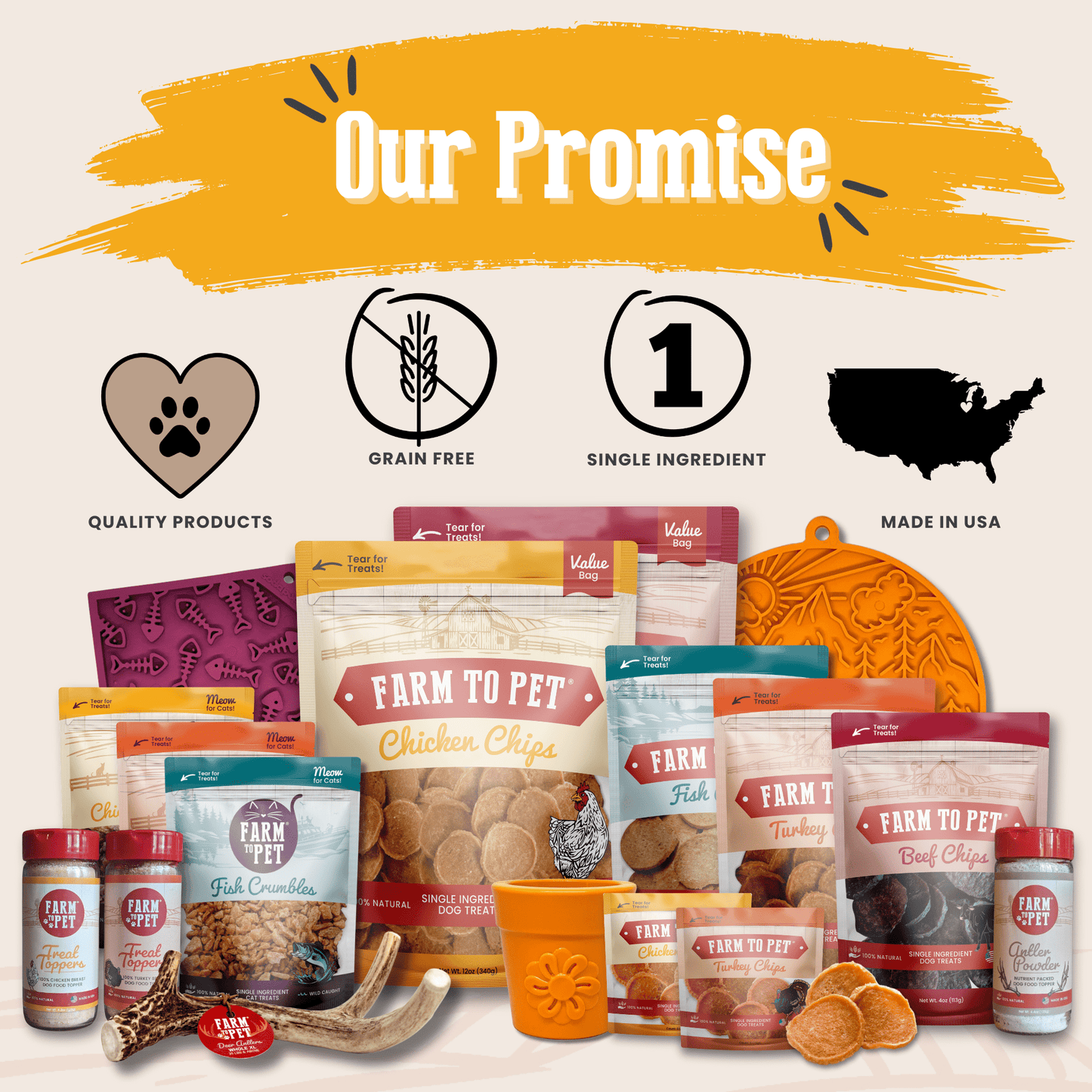 Chicken & Turkey Dog Food Topper Bundle Farm To Pet