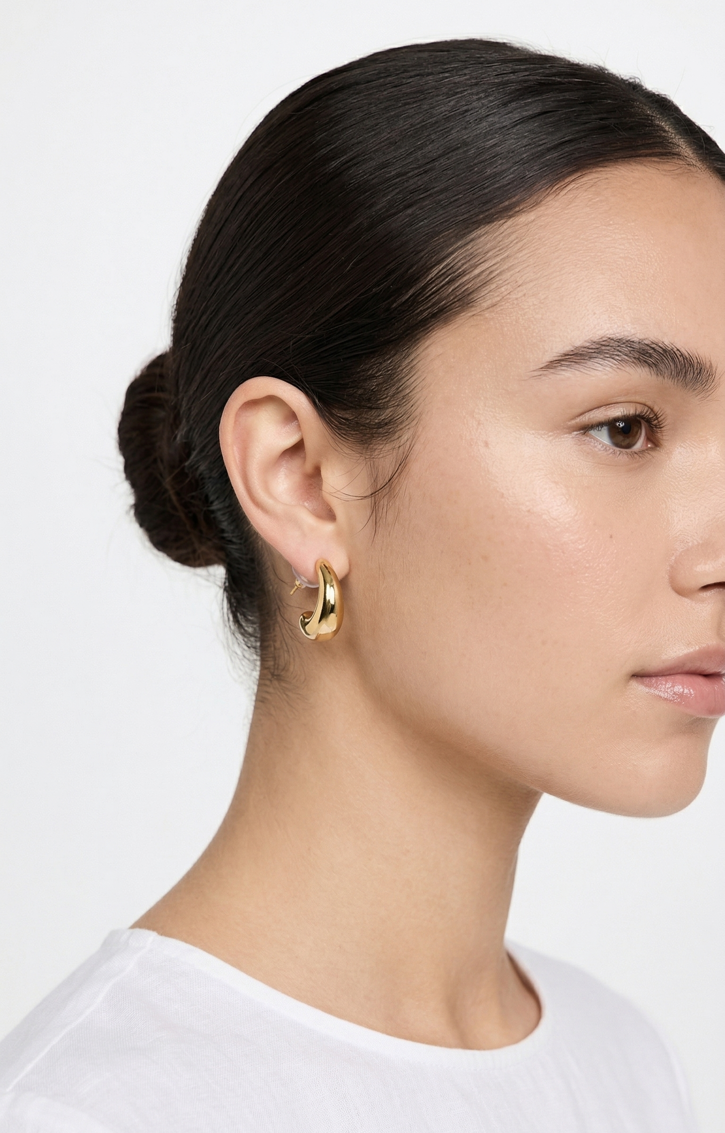 Minimalist Sculptural Gold-Tone Drop Earrings - ONLY 5 PAIRS LEFT! Tinyloverclothing