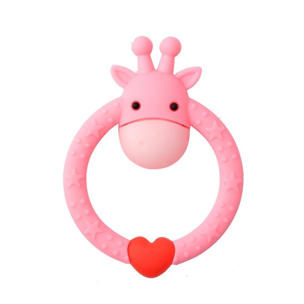 Cute Animal Baby Silicone Teether Child Supplies Baby Nursing Dental Care Child Sucking Toy Perfect For Kids And Parents Stevvex