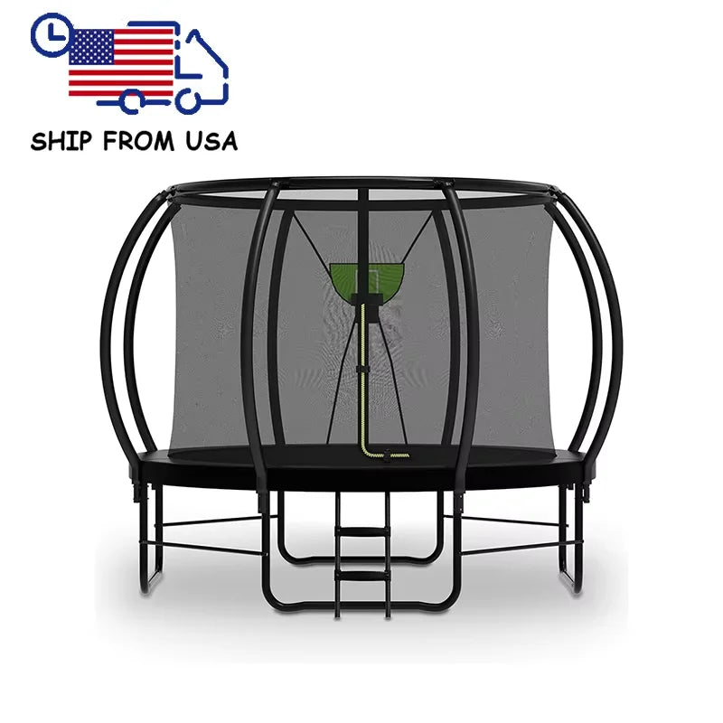 Zoshine Outdoor Jumping Trampoline Curved Pole Garden Trampoline with PVC Spring Cover Large Trampoline in Stock NovaCart
