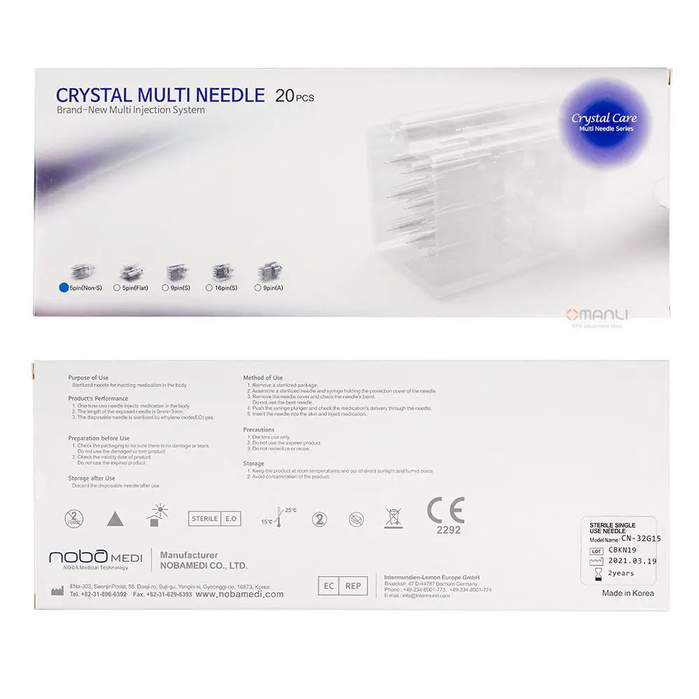 Crystal 5-Needle Multi-Needle for Mesotherapy Injections NovaCart