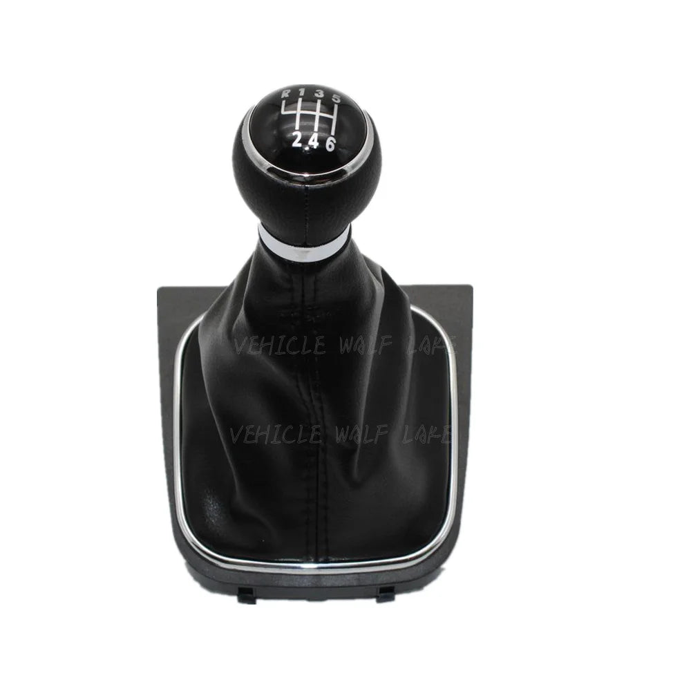 For VW Scirocco 2009 2010 2011 2012 2013 2014 Car-Stying 6 Speed Car Stick Gear Shift Knob With PU Leather Boot NovaCart