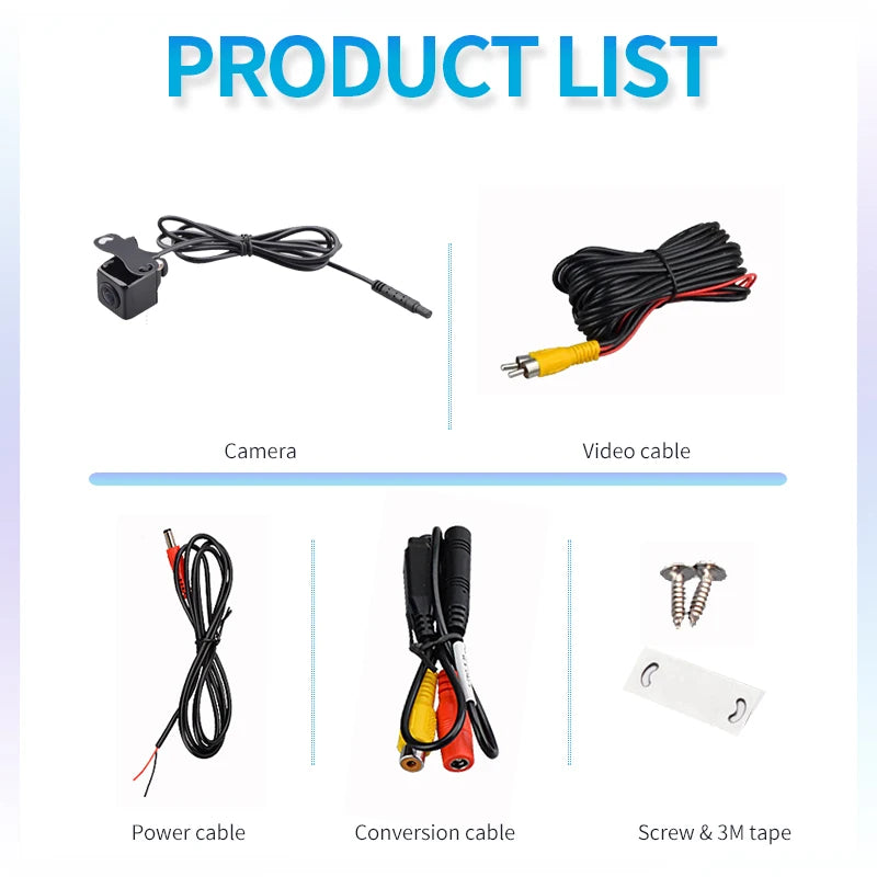 HD Car Reversing Camera AHD 720P/1080P Vehicle Rear View Camera IP68 for Auto Parking Assistance System NovaCart