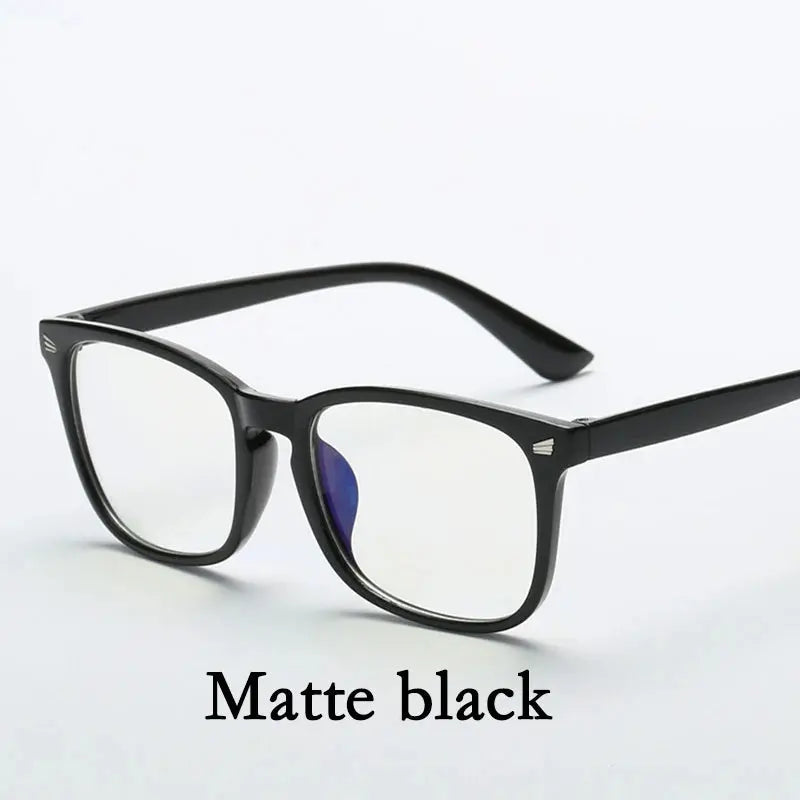 Fashion unisex Square glasses plain glasses full frame glasses for men and women radiation protection Optical glasses NovaCart