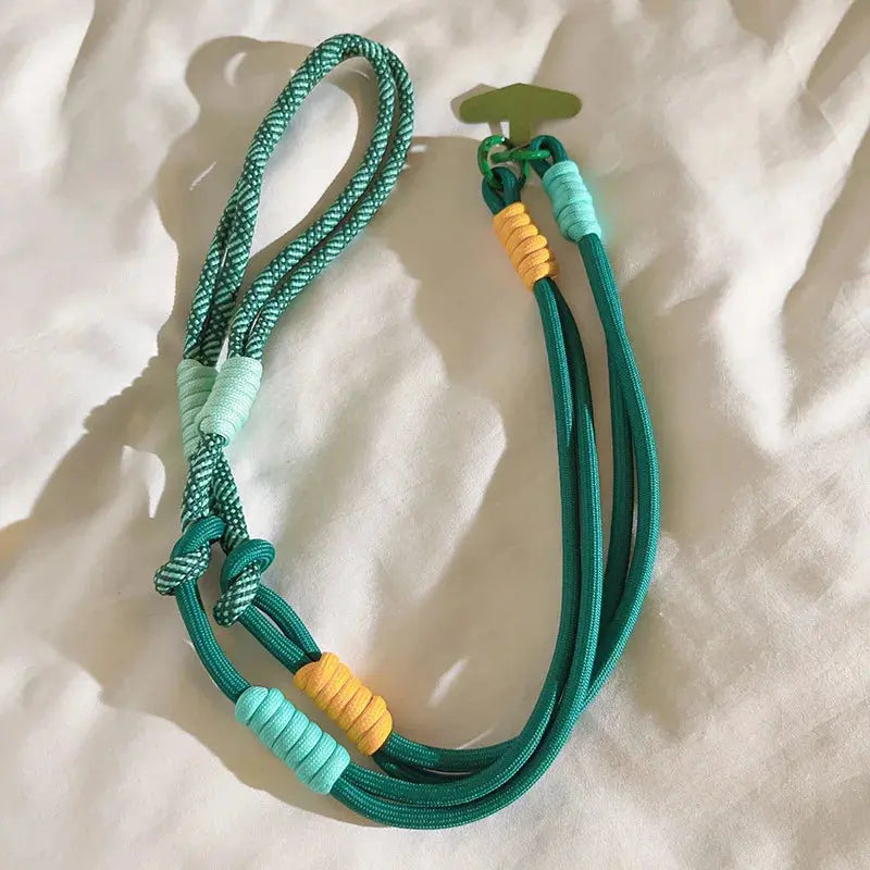 New Korean-style Mobile Phone Lanyard Three-Use Rope Case Strap Fixing Piece Neck and Diagonal Chain China NovaCart