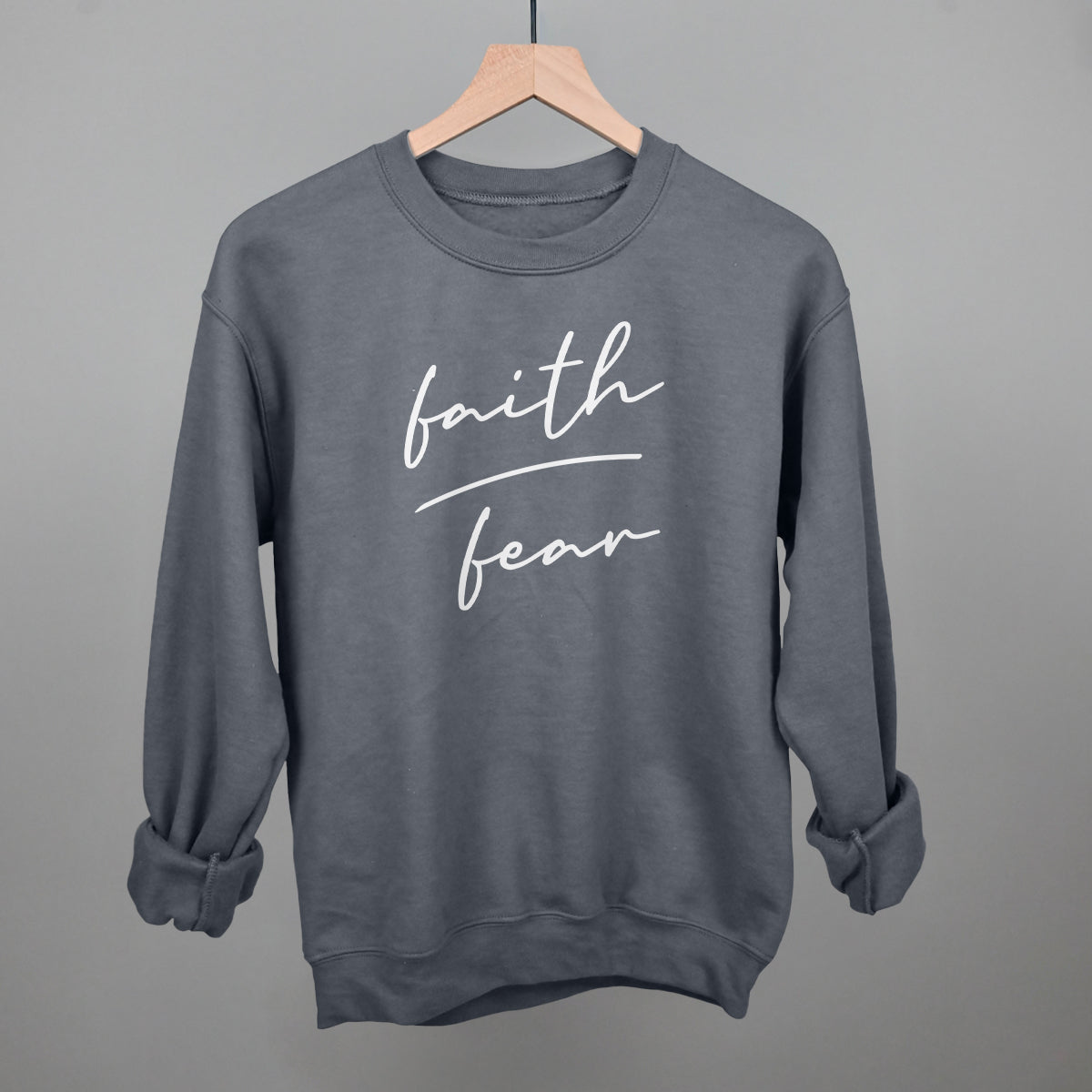 Faith Over Fear Script Ivy + Cloth
