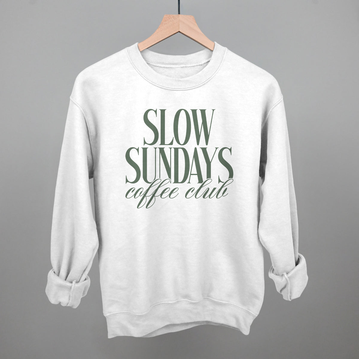 Slow Sundays Coffee Club (Green) Ivy + Cloth