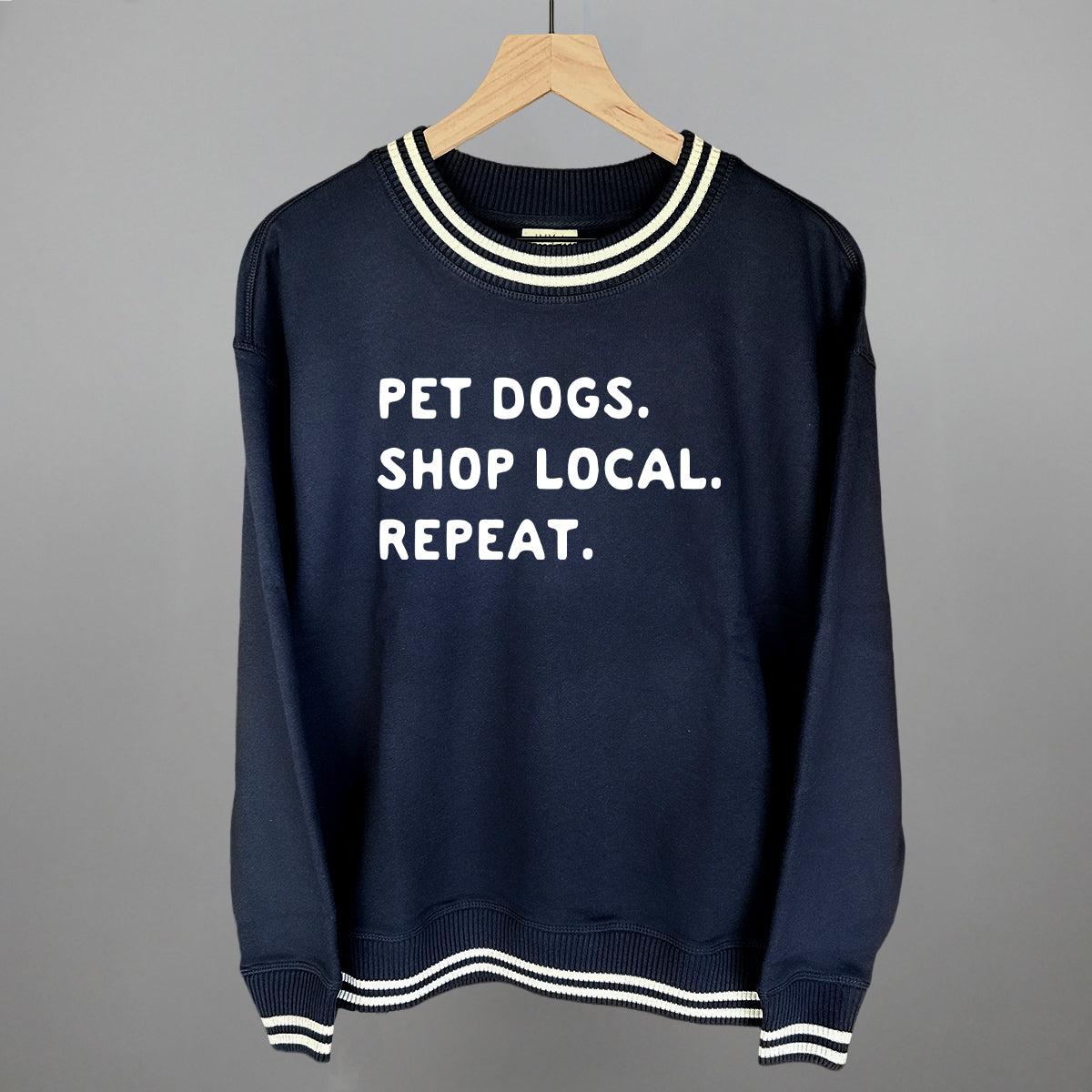 Pet Dogs. Shop Local. Repeat. Ivy + Cloth