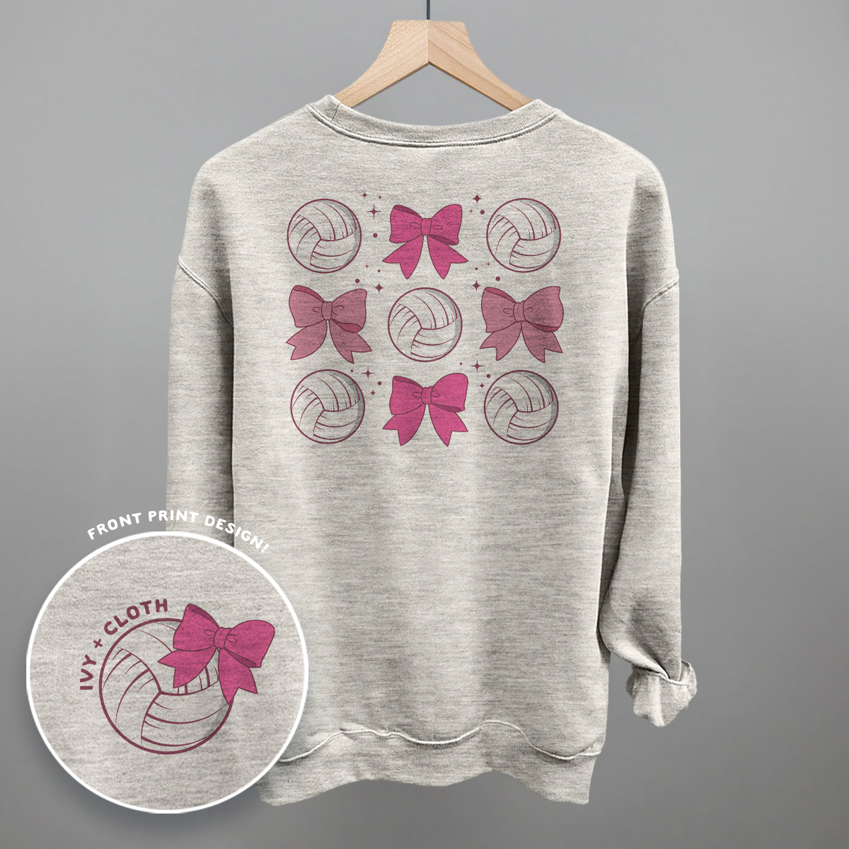 Volleyballs and Bows (Back Print) Ivy + Cloth