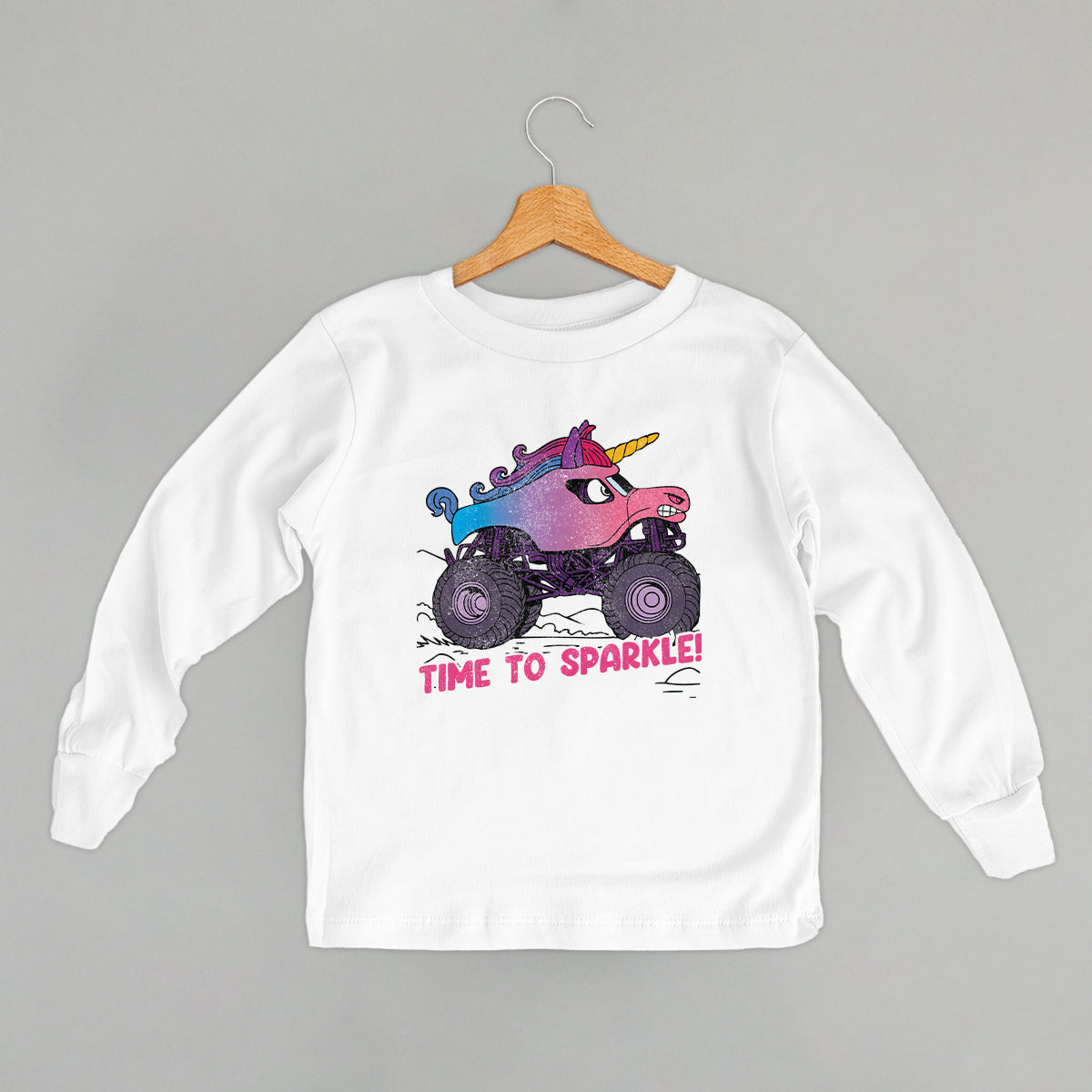 Time To Sparkle Unicorn Monster Truck (Kids) Ivy + Cloth