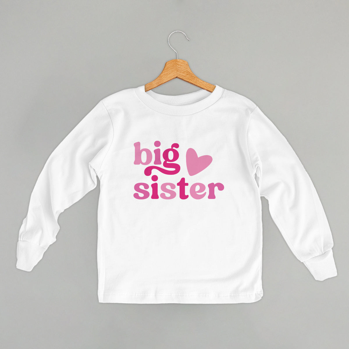 Big Sister Pink Heart (Kids) Ivy + Cloth