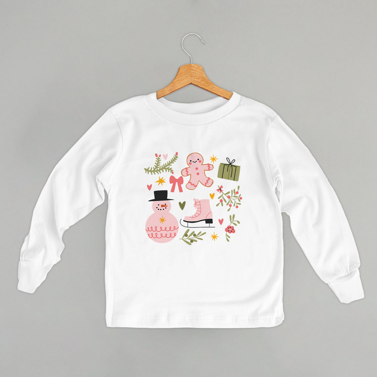 Pink Christmas Doodles (Kids) Ivy + Cloth