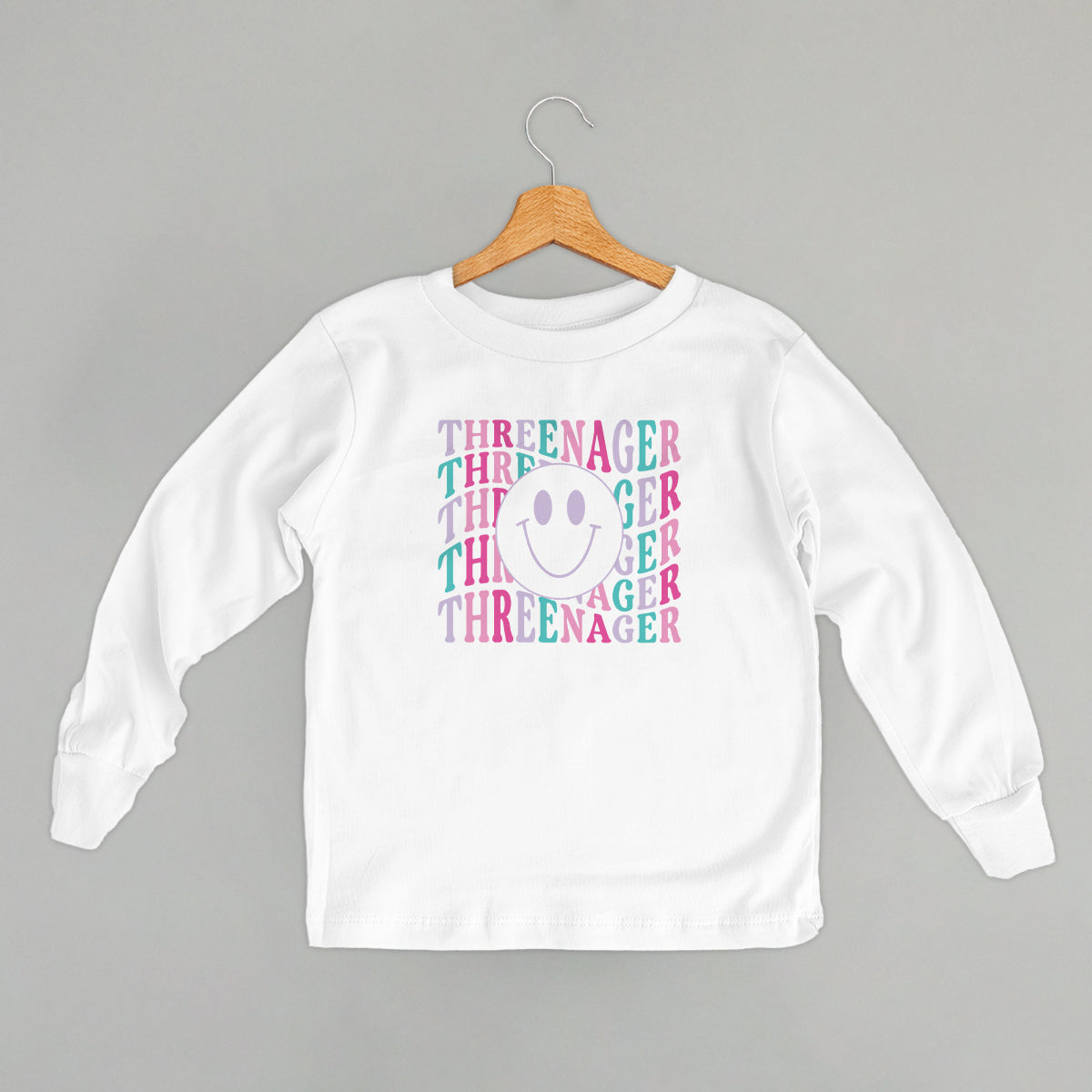 Threenager (Pink + Purple) (Kids) Ivy + Cloth