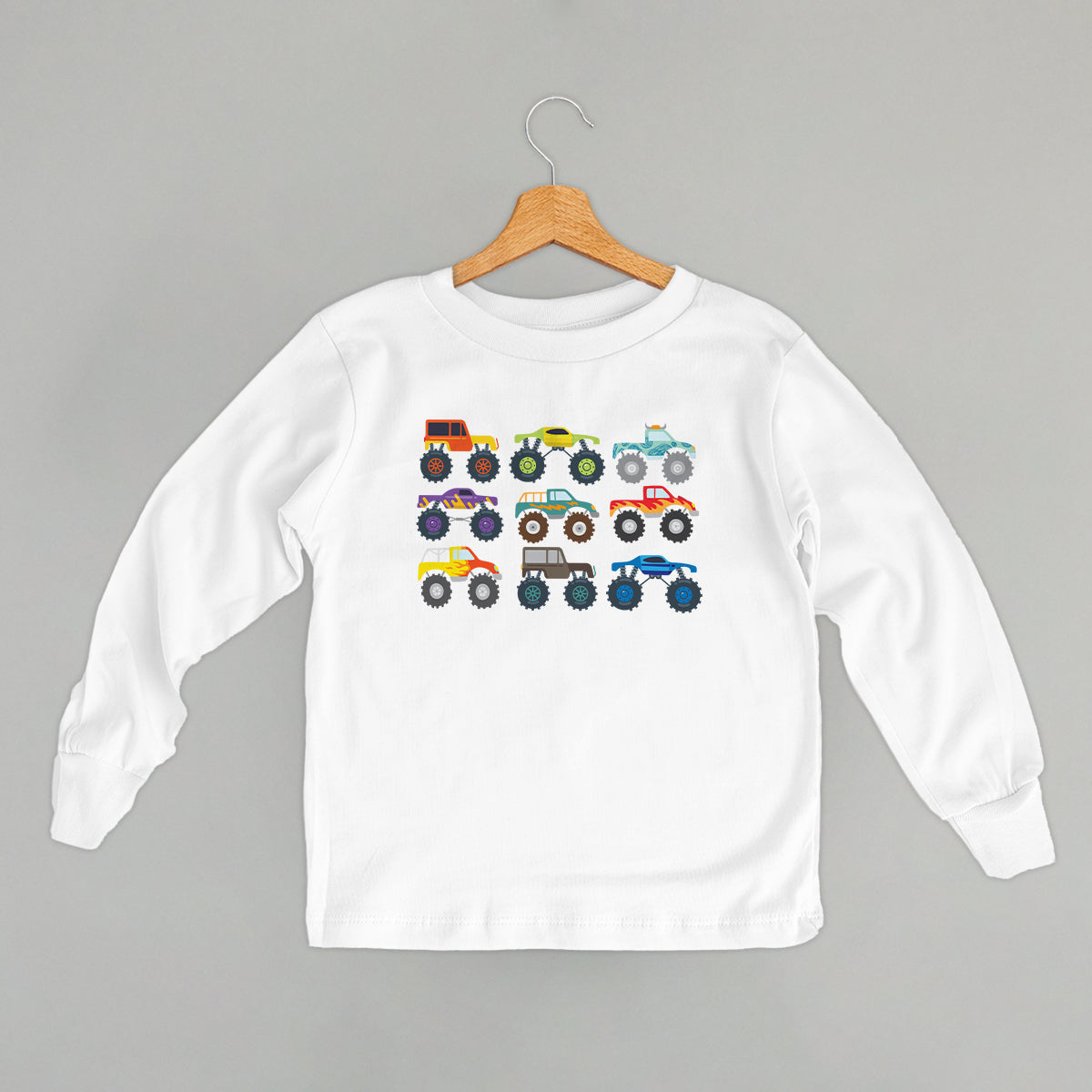Colorful Monster Truck Doodle (Kids) Ivy + Cloth
