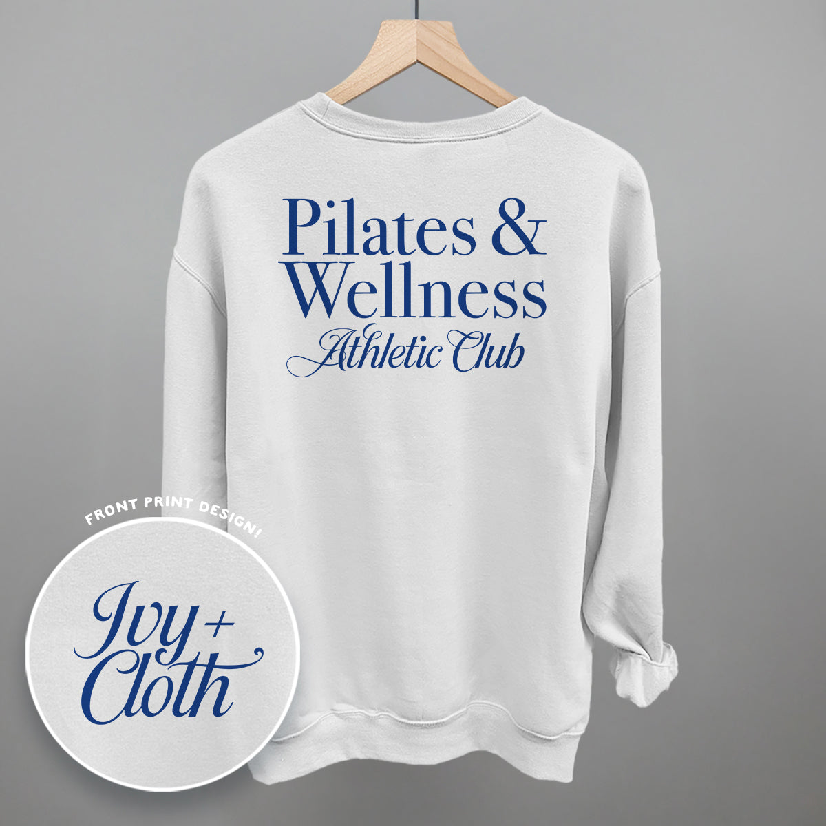 Pilates & Wellness Athletic Club (Back Print) Ivy + Cloth